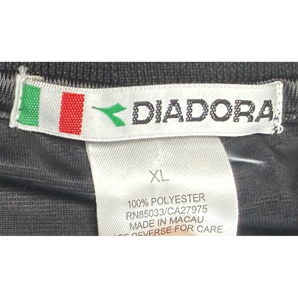 Diadora Vtg Men's Embroidered Long Sleeve Performance Pullover Shirt Size XL - Picture 4 of 7